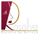 Escuela de belleza Rosalva Logo letras blancas